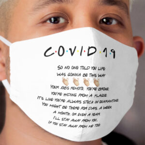 Friends Theme Song Parody - Coronavirus Edition Cloth Face Mask