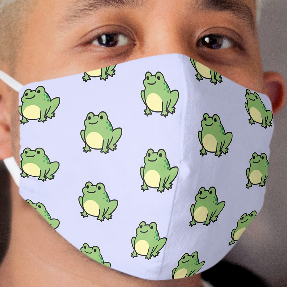 Frog Cloth Face Mask