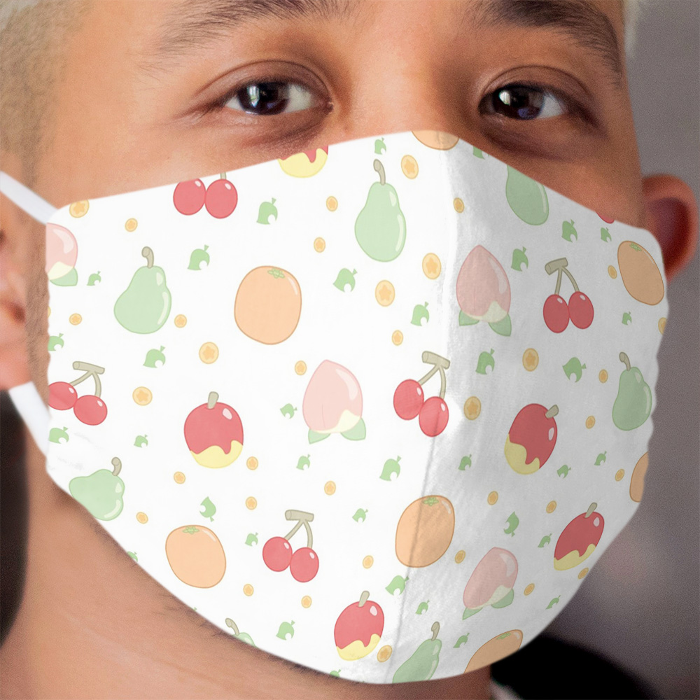 Fruit Pattern Cloth Face Mask