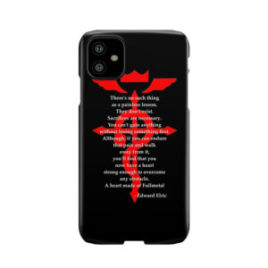 Fullmetal Heart Red Phone Case