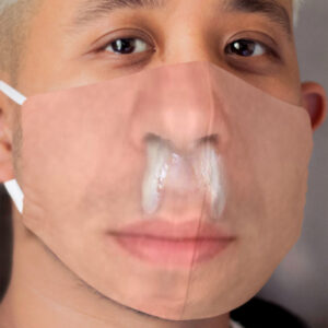 funny gross snot face man Cloth Face Mask