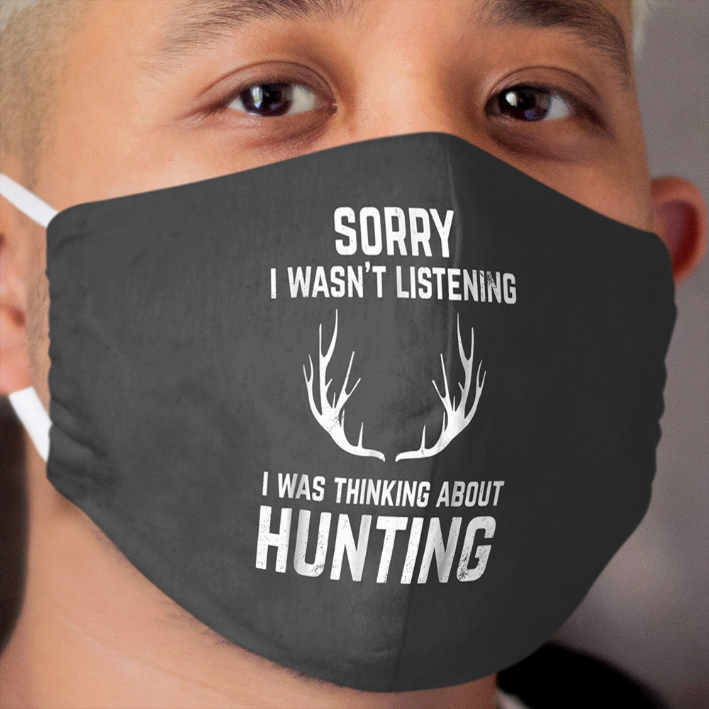 Funny Hunting Gift for Bow and Rifle Deer Hunters Cloth Face Mask