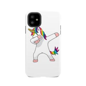 Funny Magic Hip Hop Unicorn Dab Dabbing Tough Phone Case