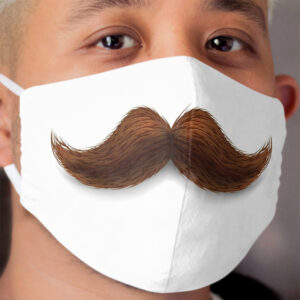 Funny mask - beard - face Cloth Face Mask