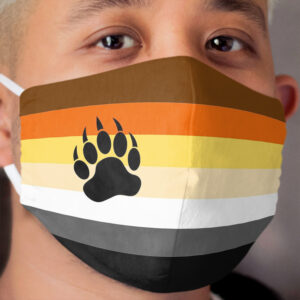 Gay Bear Paw Cloth Face Mask