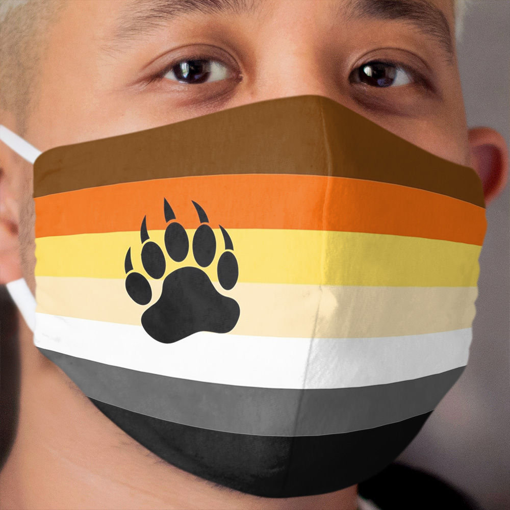 Gay Bear Paw Cloth Face Mask