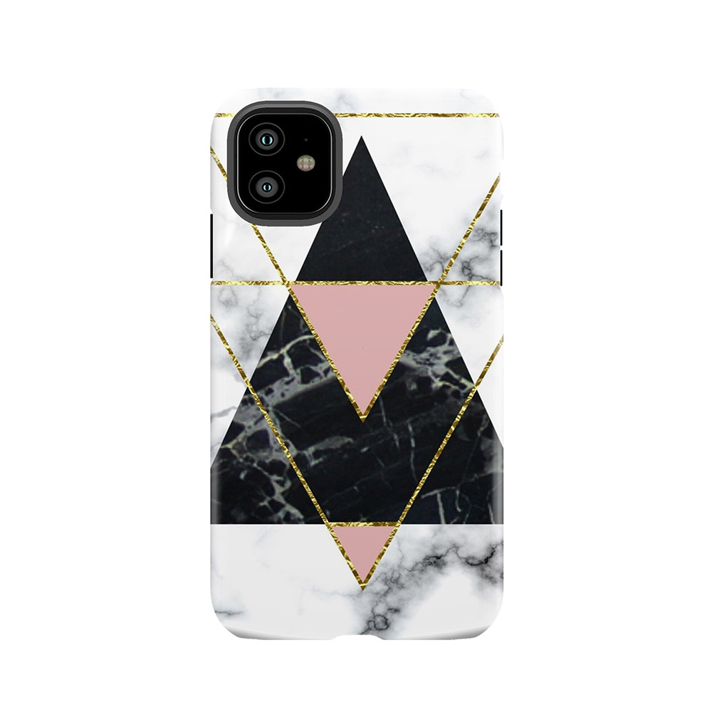 Geo Glam Marble Tough Phone Case