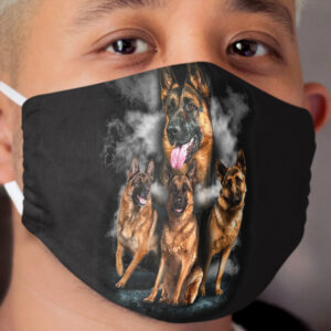 German Shepherd Dog Cloth Face Mask