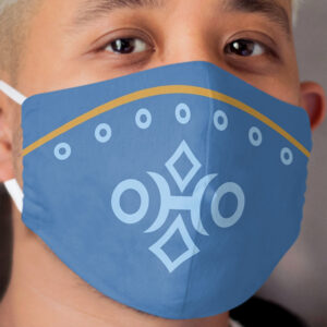 Gerudo Veil - Blue Cloth Face Mask