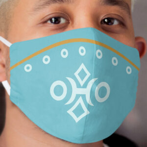Gerudo Veil - Light Blue Cloth Face Mask