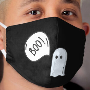 ghost boo face Cloth Face Mask
