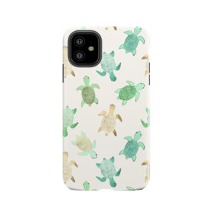 Gilded Jade & Mint Turtles Tough Phone Case