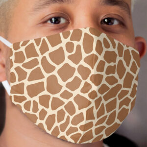 Giraffe Animal Print Cloth Face Mask