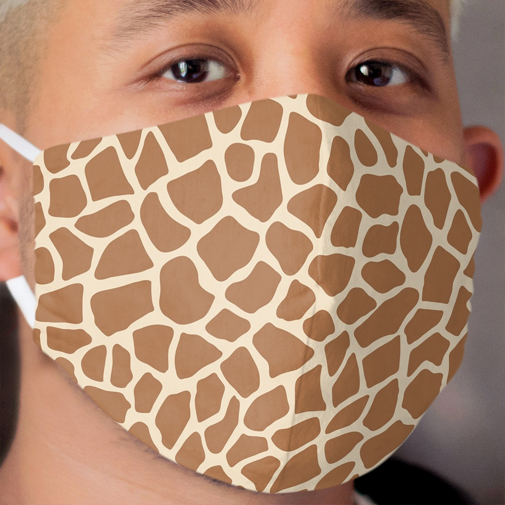 Giraffe Animal Print Cloth Face Mask