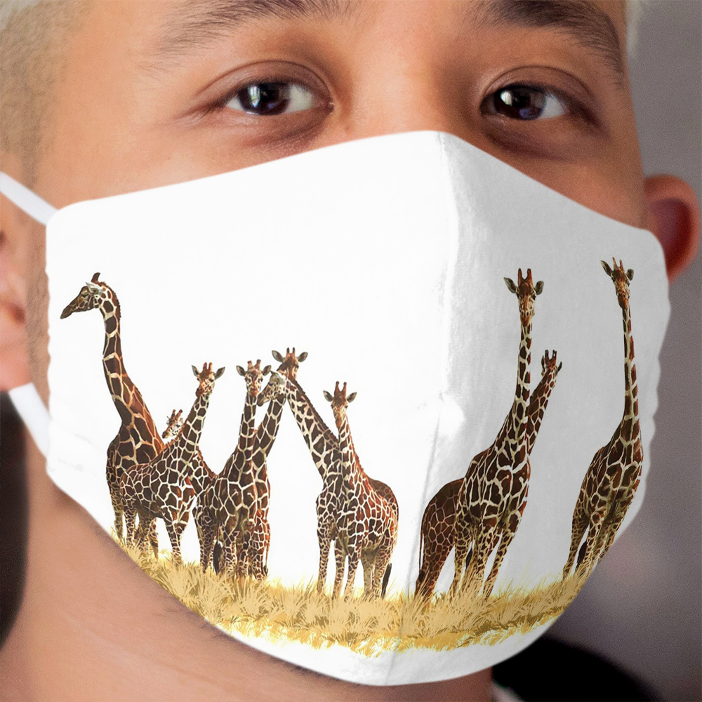 Giraffes Cloth Face Mask