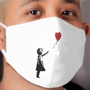Girl With Balloon Banksy Cloth Face Mask