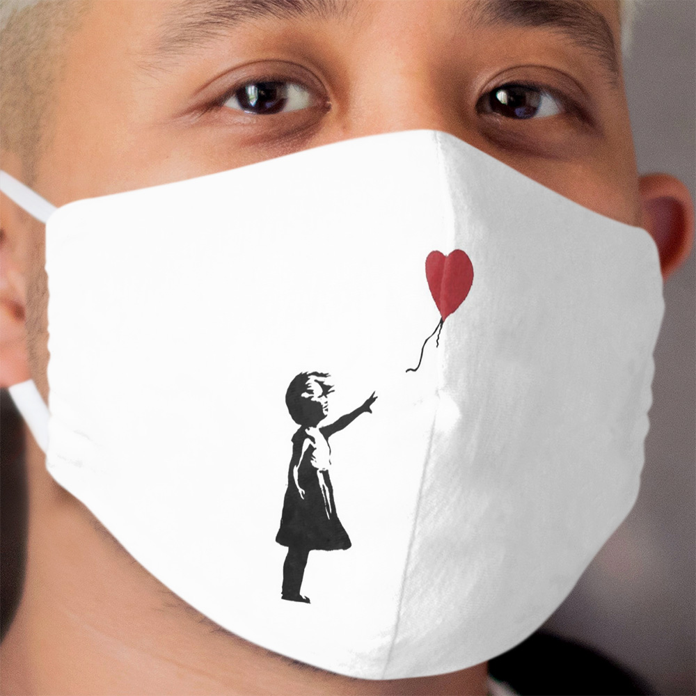 Girl With Balloon Banksy Cloth Face Mask