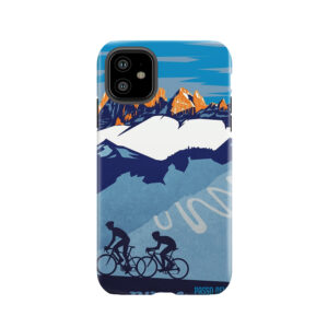 Giro D' Italia Retro Passo Dello Stelvio Cycling Poster Tough Phone Case