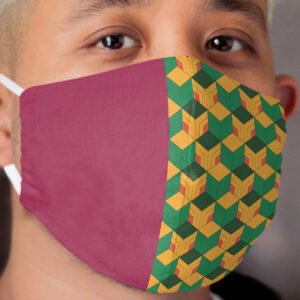 Giyuu Tomioka Pattern | Demon Slayer Cloth Face Mask