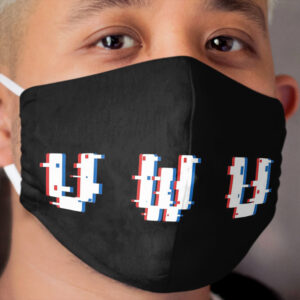Glitchy UWU Cloth Face Mask