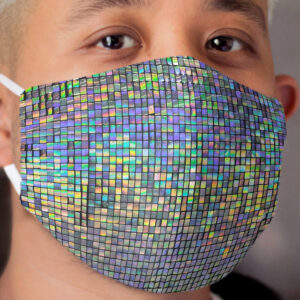 Glitter disco diamonds sparkle Cloth Face Mask