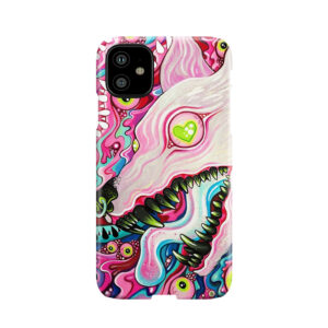 Glitterwolf Acrylic Painting Phone Case