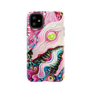 Glitterwolf Acrylic Painting Tough Phone Case