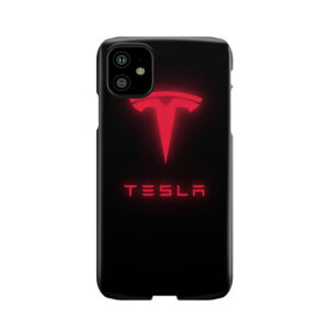 Glowing Tesla Logo Phone Case