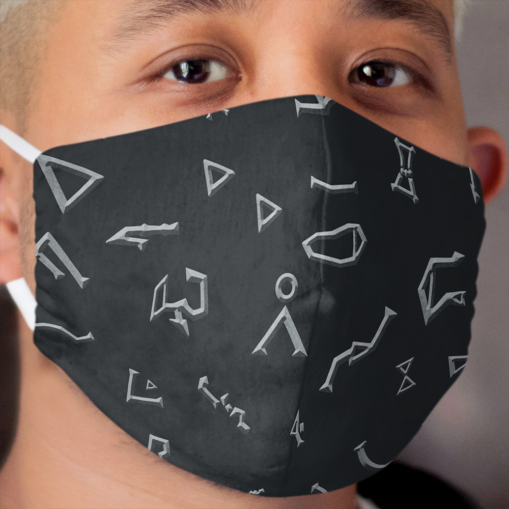 Glyphs Cloth Face Mask