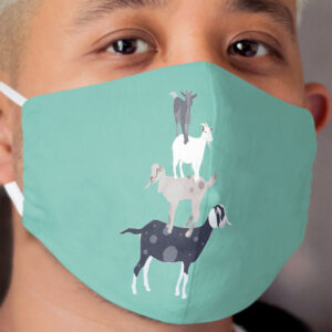 Goat Stack Cloth Face Mask