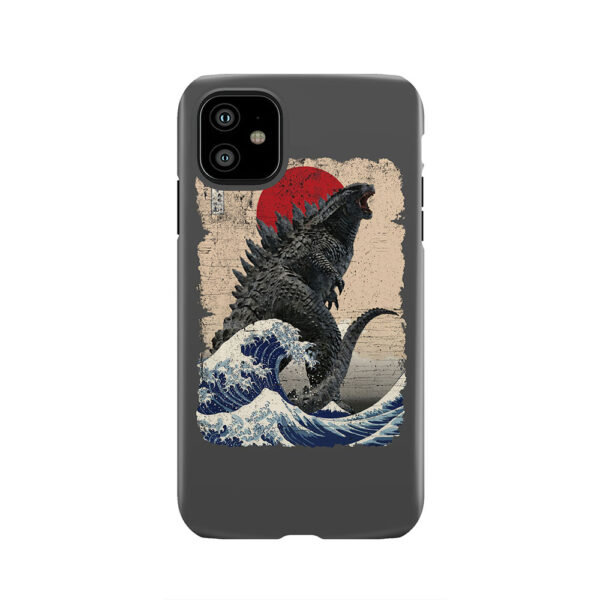 Godzilla and the Wave Tough Phone Case