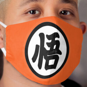 Goku Symbol 'Enlightenment' Cloth Face Mask