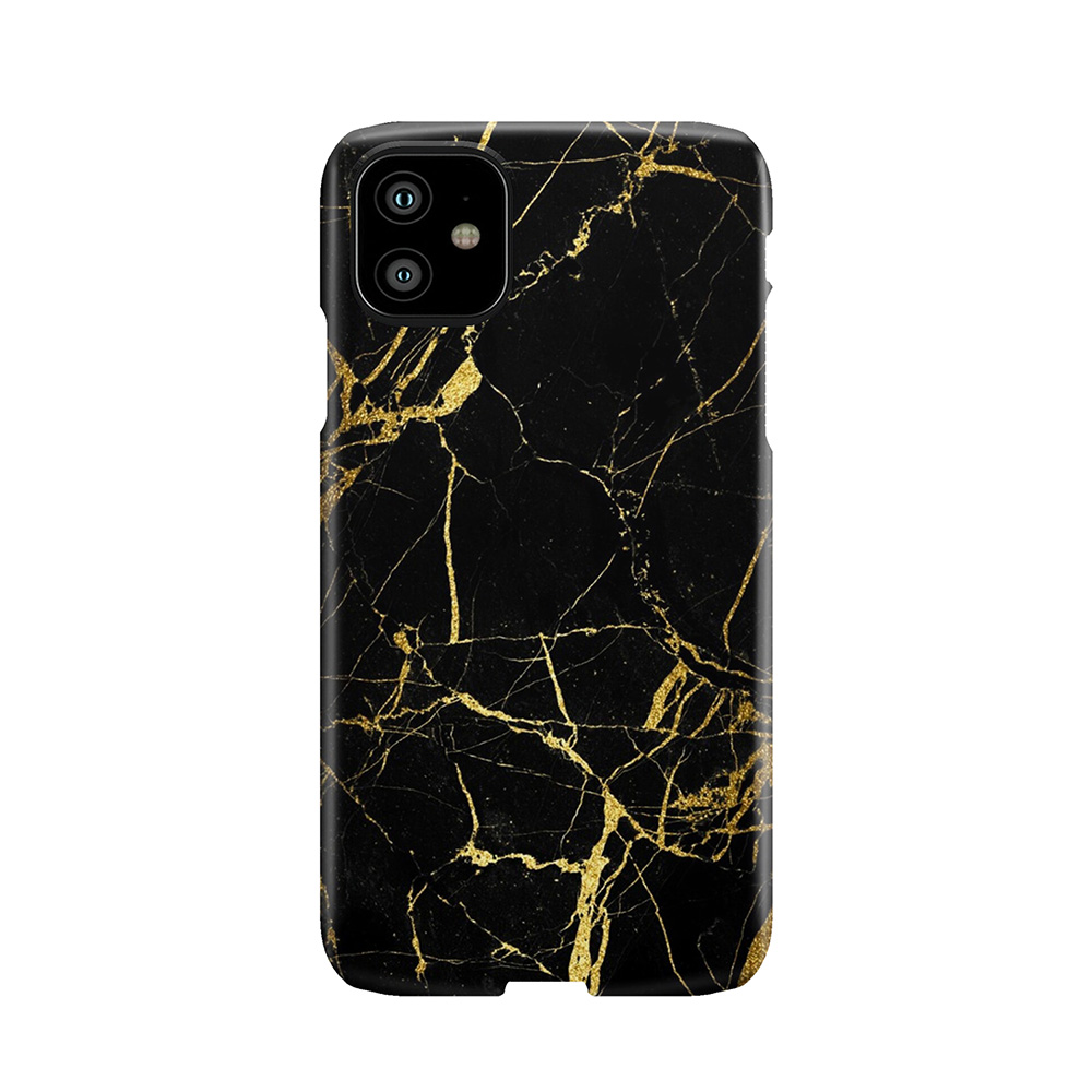 Gold And Black Marble Phone Case