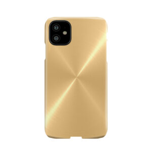 Gold Stainless Shiny Steel Metal 2 Phone Case