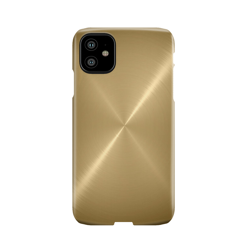 Gold Stainless Shiny Steel Metal Phone Case