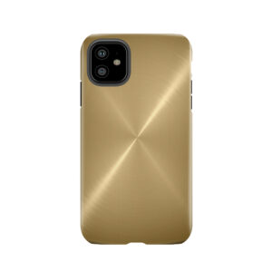 Gold Stainless Shiny Steel Metal Tough Phone Case