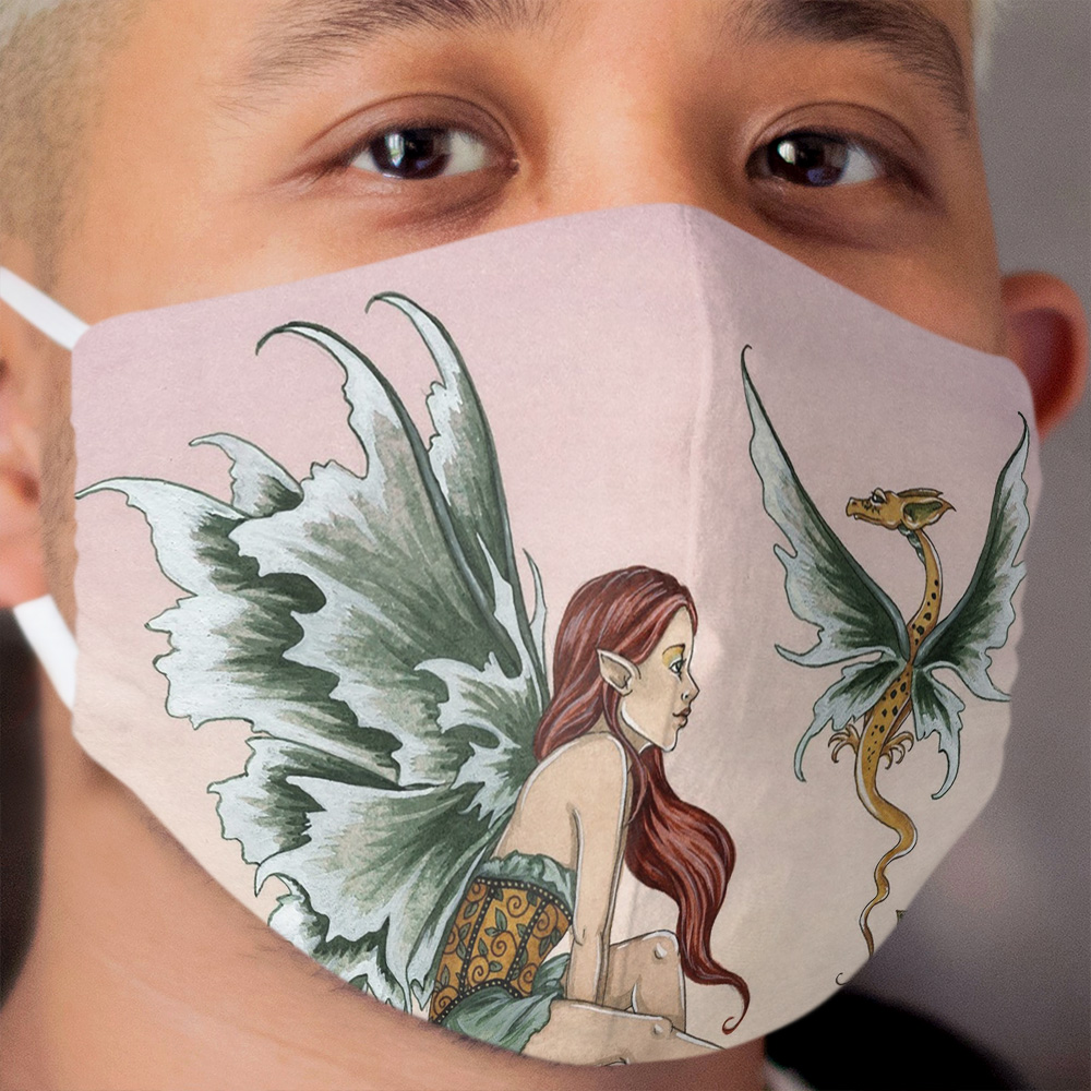 Golden Dragons Cloth Face Mask