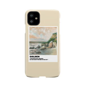 Golden Polaroid Phone Case