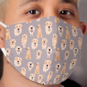 Golden Retriever Cloth Face Mask