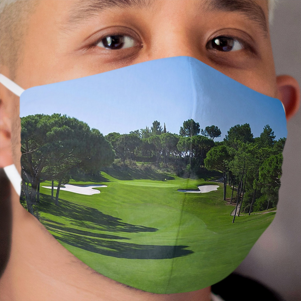 GOLF FAIRWAY Cloth Face Mask