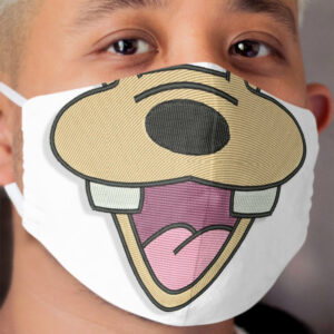 Goofy Smile Cloth Face Mask