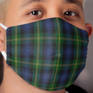 Gordon Clan Tartan Cloth Face Mask