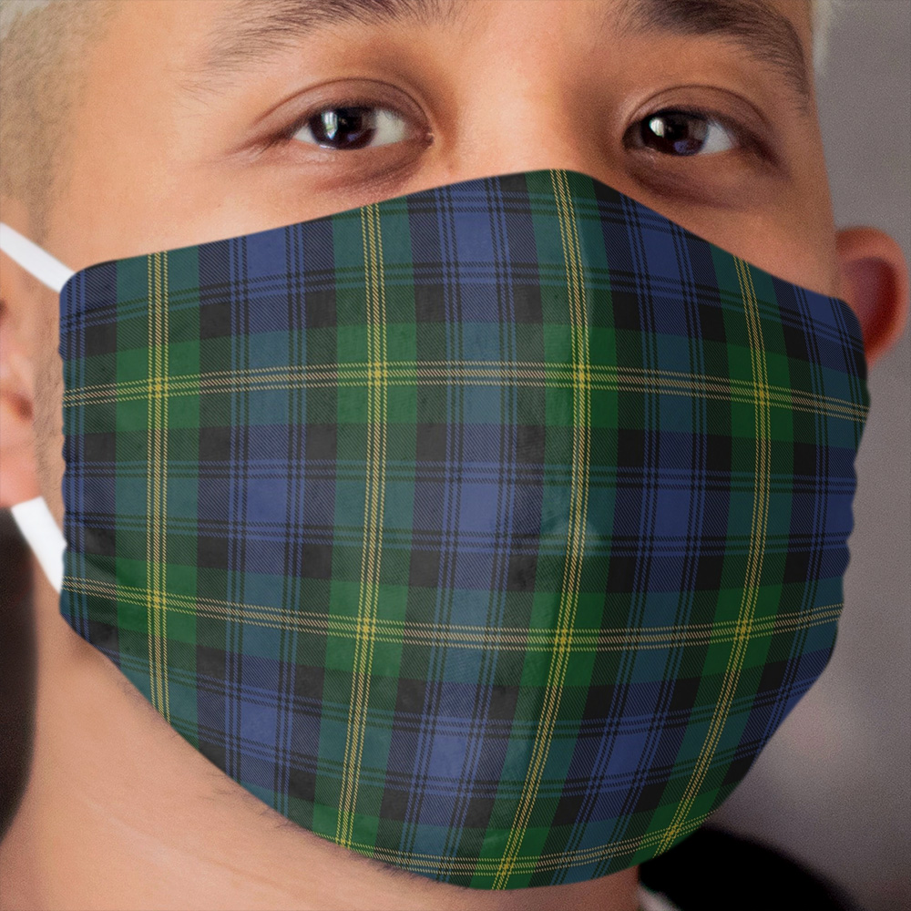 Gordon Clan Tartan Cloth Face Mask