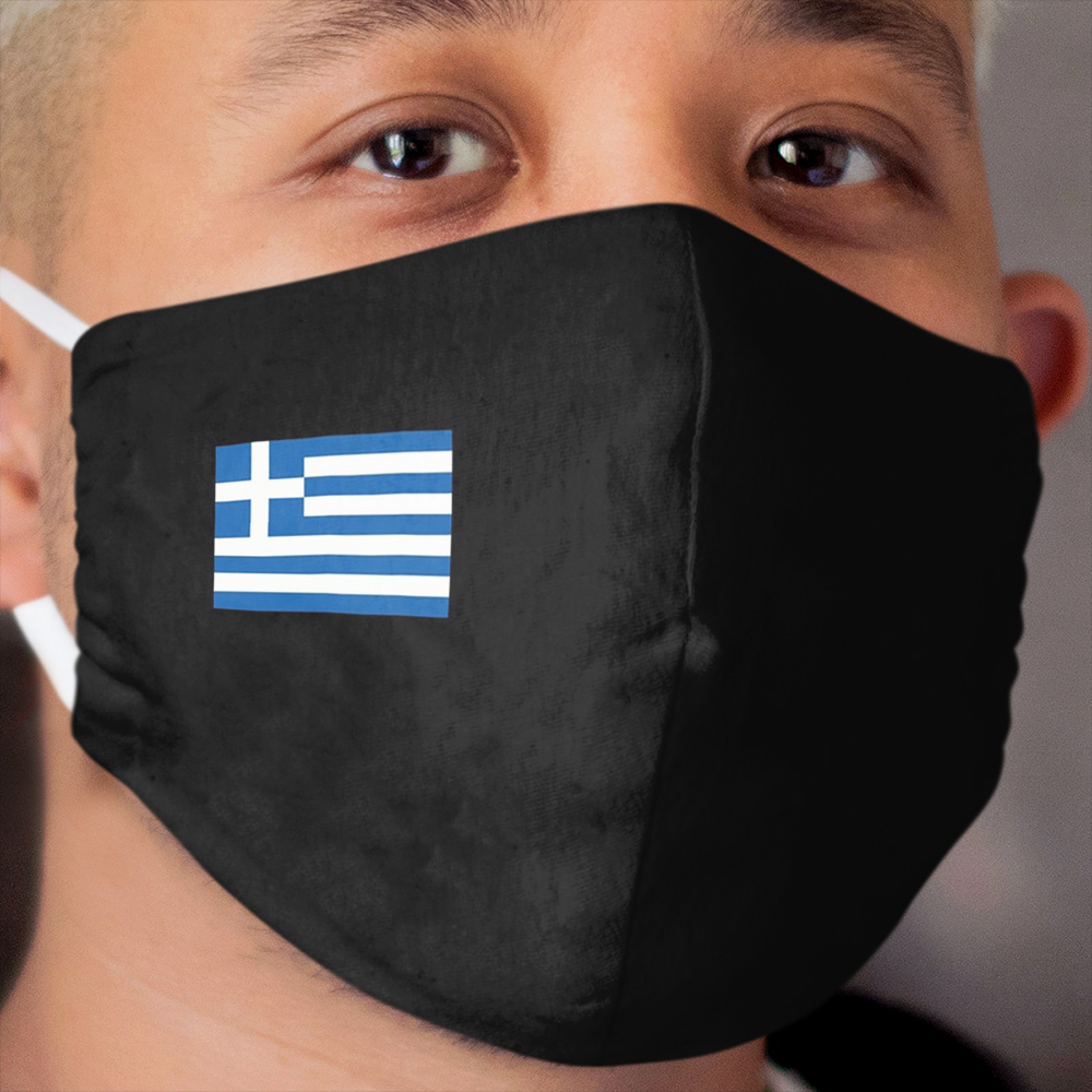 Greece Flag Cloth Face Mask