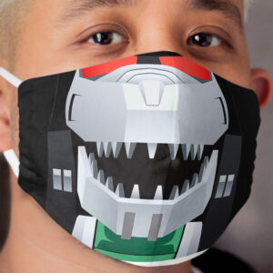 Green Robot Cloth Face Mask