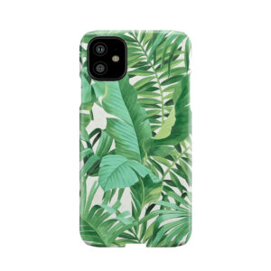 Green Tropical Leaves Ii Phone Case