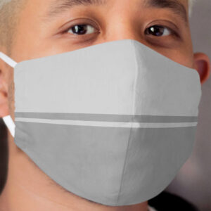 Grey + Grey Cloth Face Mask