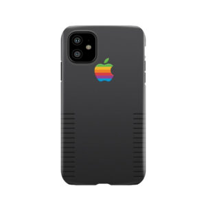 Grey Retro Apple Merch Tough Phone Case