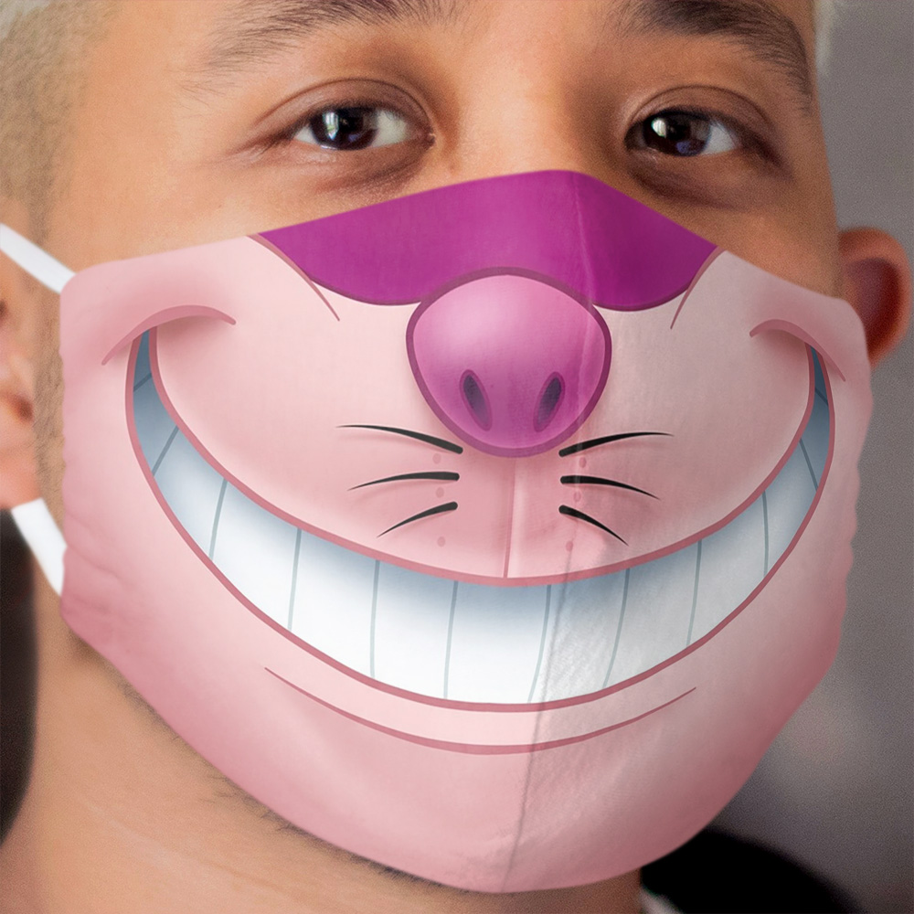 Grinning like a Cheshire Cat Cloth Face Mask