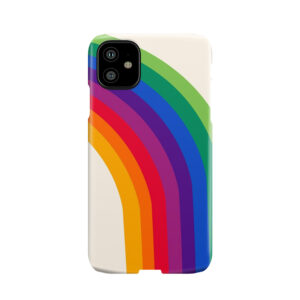 Groovy - Rainbow 70S 1970S Style Retro Throwback Minimal Happy Hippie Art Decor Phone Case